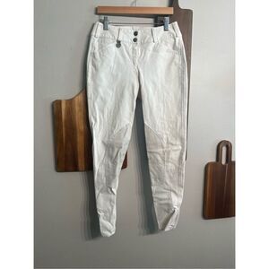 Pikeur White Ciara Knee Grip Breeches Equestrian Horse Riding Pants Size 24